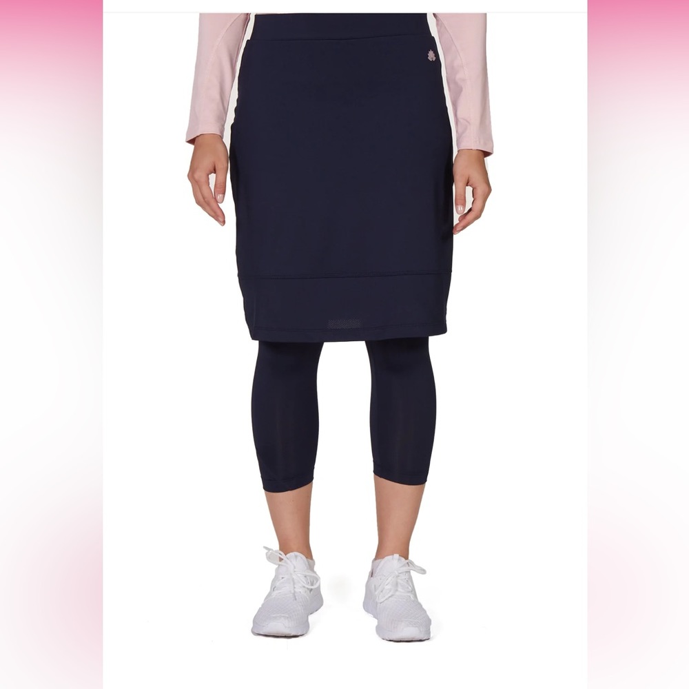 Navy Mesh Snoga Athletic Skirt